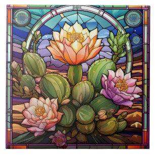 Buntglas Fliese