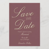 Buntglas-Gartenhochzeit Save The Date (Vorderseite)