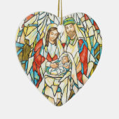 Buntglas-Geburt Christis-Malerei Keramikornament (Rechts)