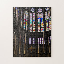 Buntglas-Gottes-Puzzle, 28 x 35 cm, 252 Teile Puzzle