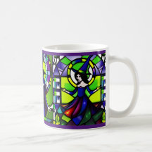 Buntglas Halloween Hexenbecher