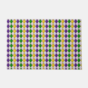 Buntglas-Harlekin Fußmatte