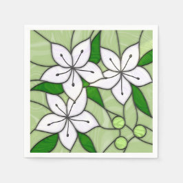 Buntglas-Hochzeitsservietten Serviette