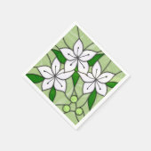 Buntglas-Hochzeitsservietten Serviette (Ecke)