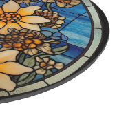 Buntglas-Hummel Schneidebrett (Ecke)
