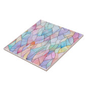 Buntglas im Pastellstil Fliese (Seite)