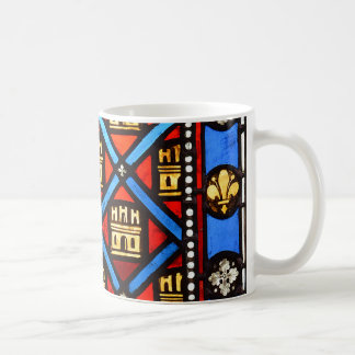 Buntglas in Sainte Chapelle in Paris Kaffeetasse