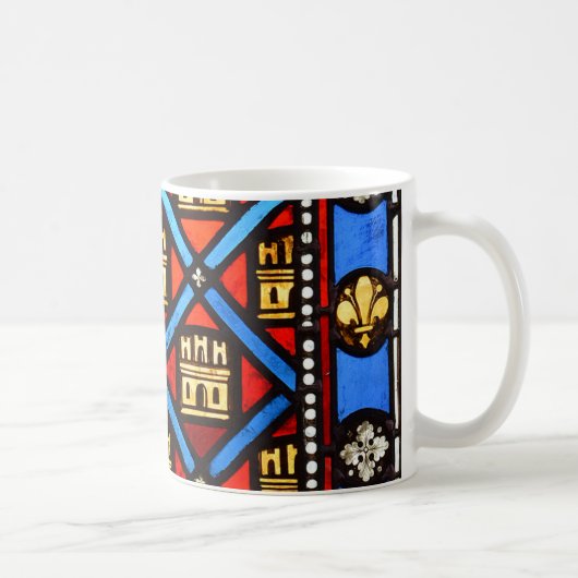 Buntglas in Sainte Chapelle in Paris Kaffeetasse (Rechts)