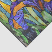 Buntglas-Iris 2D Seidenpapier (Ausschnitt)