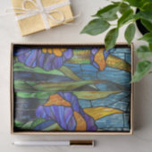 Buntglas-Iris 2D Seidenpapier (Geschenk)