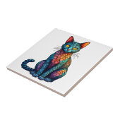 Buntglas Katze Mehrfarbig 784 Fliese (Seite)