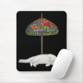 Buntglas-Katze Sunlamp Mousepad (Mit Mouse)