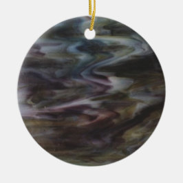 Buntglas Keramik Ornament