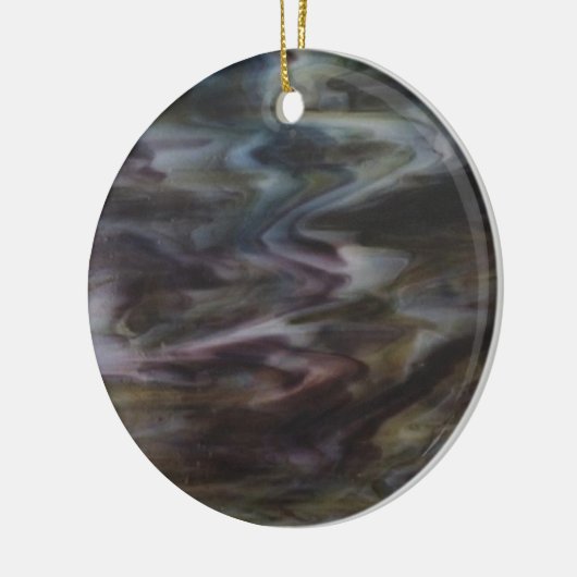 Buntglas Keramik Ornament (Links)