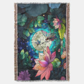 Buntglas Kleine Fee mit Libelle Decke (Vorderseite Vertikal)