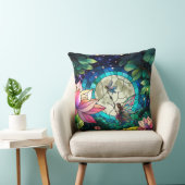 Buntglas Kleine Fee mit Libelle Kissen (Stuhl )