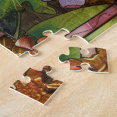 Buntglas-Kolibris-Puzzle Puzzle (Seite)
