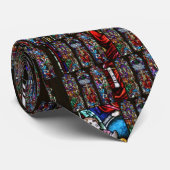 Buntglas Krawatte (Gerollt)