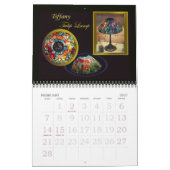 Buntglas-Lampen-Kalender ausgezeichnetes 2012 Kalender (Feb 2027)