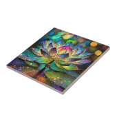 Buntglas Lebendige Lotusblume Fliese (Seite)