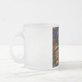 Buntglas-Leuchtturm Mattglastasse (Links)