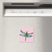 Buntglas Libelle Magnet (In Situ (Geschirrspüler))