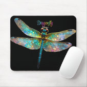 Buntglas Libelle Mousepad (Mit Mouse)