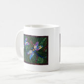 Buntglas-Libellen Kaffeetasse (Vorderseite Links)