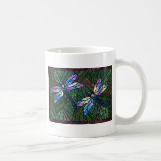Buntglas-Libellen Kaffeetasse