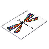 Buntglas-Libellen-Notizbuch Notizblock (Linke Seite)