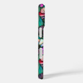 Buntglas lila floral Case-Mate iPhone hülle (Rückseite / Rechts)