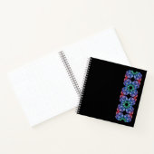 Buntglas (Linear - Mitternacht) Notizblock (Innenseite)