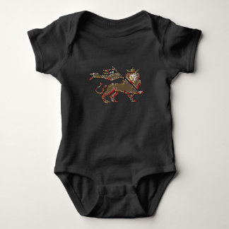 Buntglas-Löwe von Judah Baby Strampler