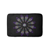 Buntglas-Mandala-Bad-Matten Badematte (Vorderseite)