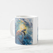 Buntglas Meeresschildkröte Kaffeetasse (Vorderseite Links)
