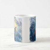 Buntglas Meeresschildkröte Kaffeetasse (Mittel)