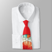 Buntglas-Mohnblume Krawatte (Gebunden)