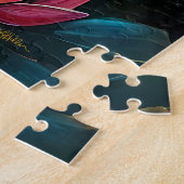 Buntglas Mondlicht Flug Fee Puzzle (Seite)
