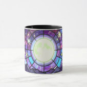 Buntglas-Mondlicht-Kaffeetasse Geschenk Tasse (Zentrum)
