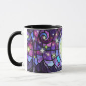 Buntglas-Mondlicht-Kaffeetasse Geschenk Tasse (Links)