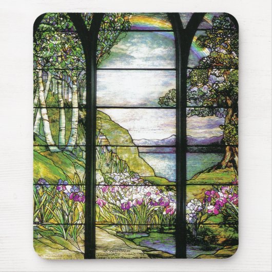 Buntglas Mousepad (Vorne)