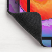 Buntglas Mousepad (Ecke)