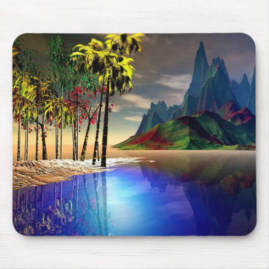 Buntglas Mousepad (Vorne)