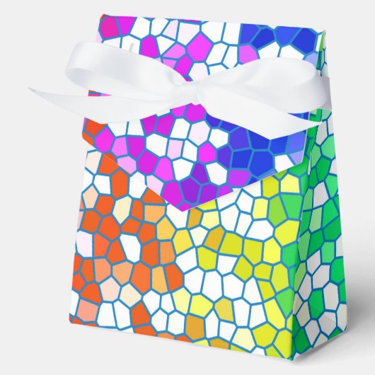 Buntglas-Muster Geschenkschachtel (Vorderseite)