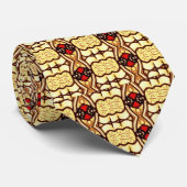 Buntglas-Muster Krawatte (Gerollt)