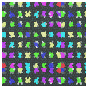 Buntglas-Muster, Stoff