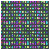 Buntglas-Muster, Stoff (Muster)