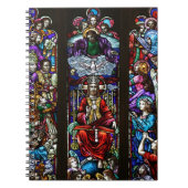 Buntglas Notizblock (Vorderseite)