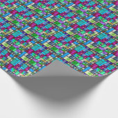 Buntglas-Packpapier Geschenkpapier (Ecke)