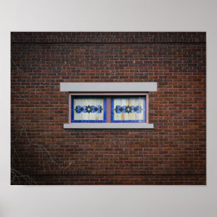 Buntglas Poster